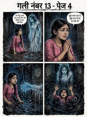 Read gully number 13  1 Page 4 in Hindi