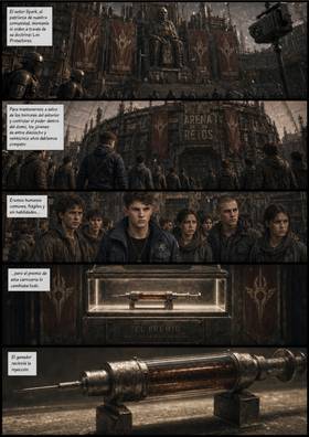 Read LOS GUARDIANES: Subterráneo.   1 Page 6 in Spanish