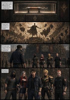 Read LOS GUARDIANES: Subterráneo.   1 Page 7 in Spanish