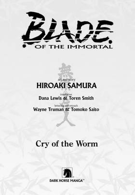 Read Blade Of The Immortal  2 Page 4 in English