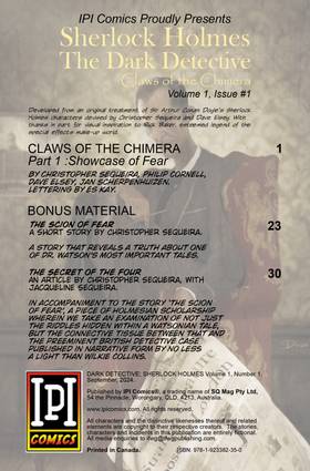 Read Sherlock Holmes Dark Detective: Claws of the Chimera  1 Page 2 in English