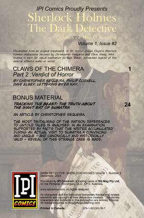 Read Sherlock Holmes Dark Detective: Claws of the Chimera  2 Page 2 in English