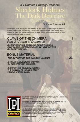 Read Sherlock Holmes Dark Detective: Claws of the Chimera  3 Page 2 in English