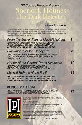 Read Sherlock Holmes Dark Detective: Claws of the Chimera  4 Page 2 in English
