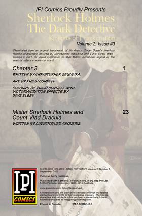 Read Sherlock Holmes Dark Detective: Knights of Frankenstein  3 Page 2 in English