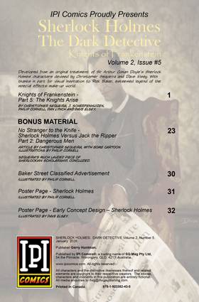 Read Sherlock Holmes Dark Detective: Knights of Frankenstein  5 Page 2 in English