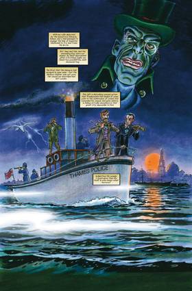Read Sherlock Holmes Dark Detective: Knights of Frankenstein  4 Page 3 in English