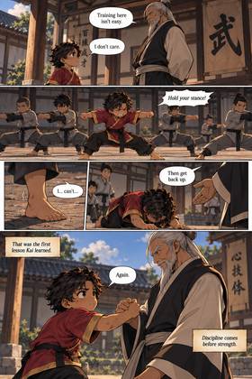 Read Kai Dragon-The Origin Story [SuperCard]  1 Page 5 in English
