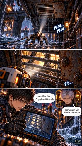 Read Neon Soul: Era dos Mechas - EP 2  1 Page 8 in Portugese