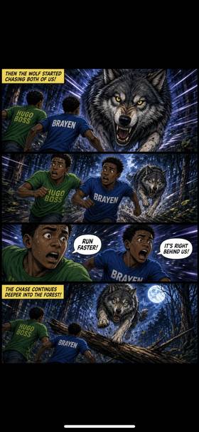 Read The moon 🌙 call   1 Page 2 in English