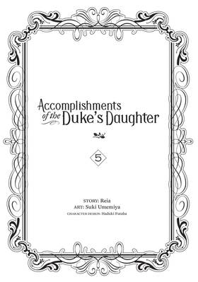 Read Accomplishments of the Duke's Daughter  5 Page 5 in English
