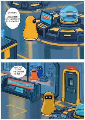Read LAB BOTS  1 Page 4 in English