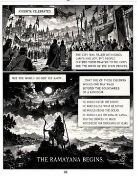 Read Ramayana  1 Page 8 in English