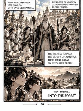 Read Ramayana  3 Page 8 in English