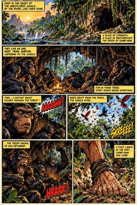 Chimp-man lord of the jungle : volume 1