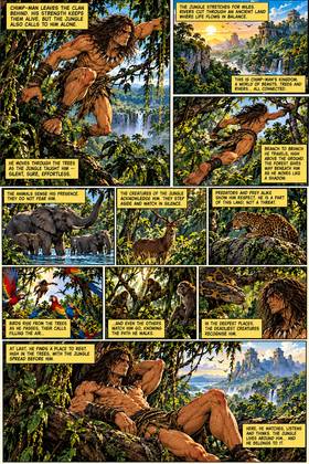 Read Chimp-man lord of the jungle   1 Page 4 in English