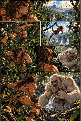 Read Chimp-man lord of the jungle   1 Page 5 in English