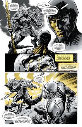 Read X-O Manowar Black, White & Gold  1 Page 7 in English