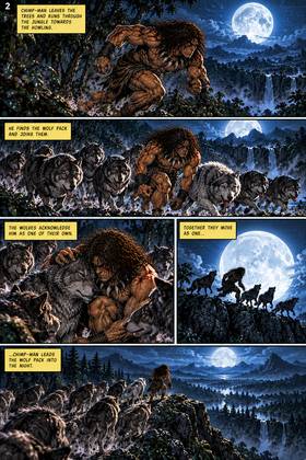 Read Chimp-man lord of the jungle / issue 2  1 Page 2 in English