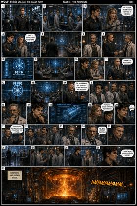 Read DMIC Studios Wolf Fire   1 Page 3 in English