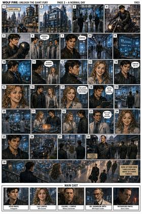 Read DMIC Studios Wolf Fire   1 Page 2 in English