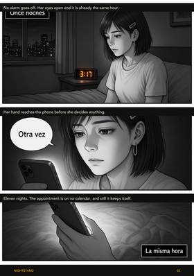 Read Nightstand / Mesa de Noche  1 Page 2 in English