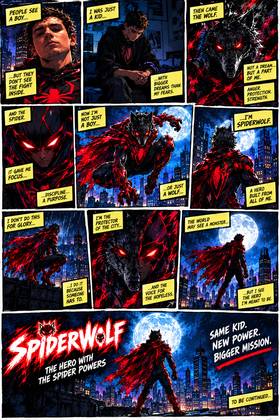 Read Amazing spider Wolf.  1 Page 5 in English