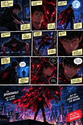 Read Amazing spider Wolf.  1 Page 9 in English
