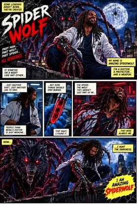 Read Spider Wolf 4  1 Page 9 in English