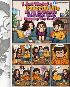 Read I Just Wanted a Peaceful Life but My Girlfriend's Anxieties Keep Spawning Tiny Succubi  1 Page 3 in English