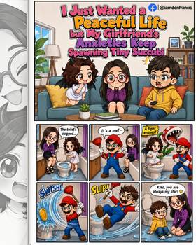 Read I Just Wanted a Peaceful Life but My Girlfriend's Anxieties Keep Spawning Tiny Succubi  1 Page 8 in English