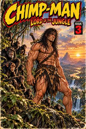 Chimp-man : lord of the jungle - issue 3