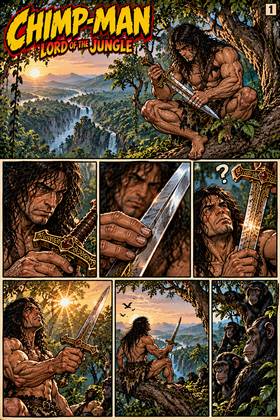 Read Chimp-man lord of the jungle issue 3  1 Page 2 in English