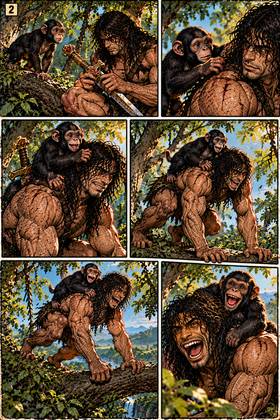 Read Chimp-man lord of the jungle issue 3  1 Page 3 in English