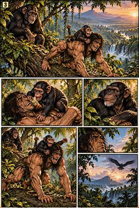 Read Chimp-man lord of the jungle issue 3  1 Page 4 in English