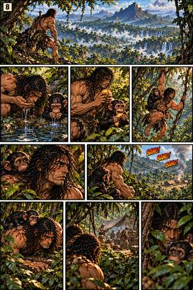 Read Chimp-man lord of the jungle issue 3  1 Page 9 in English