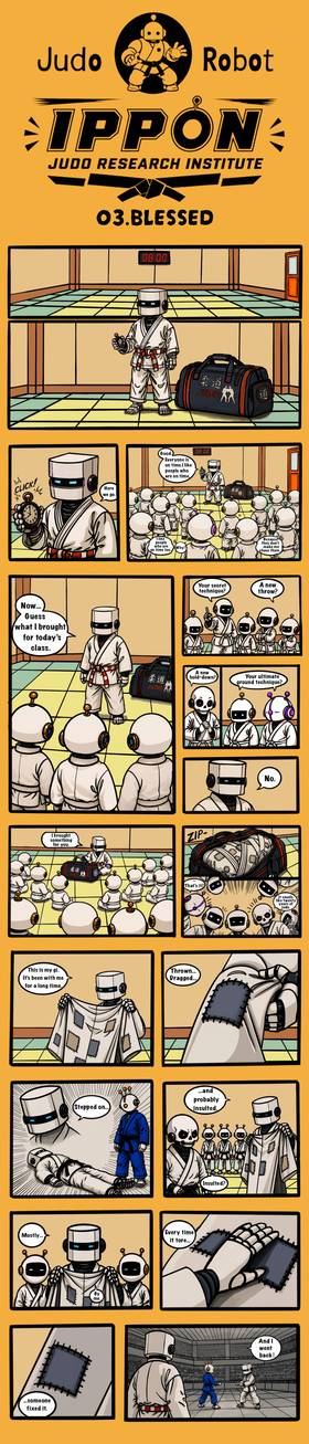 Read Judo Robot: IPPON Judo Research Institute  3 Page 1 in English