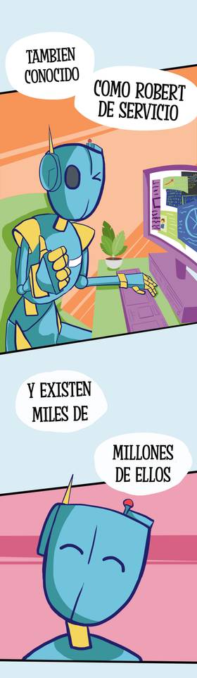 Read ROB: la vida de un robot de servicio  2 Page 2 in Spanish