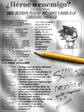 Read Sonic Bizarre Adventure 2 Crisis X   1 Page 4 in Spanish
