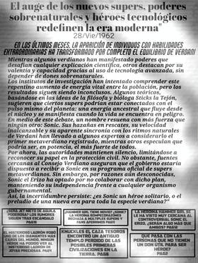 Read Sonic Bizarre Adventure 2 Crisis X   1 Page 5 in Spanish
