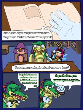 Read Sonic Bizarre Adventure 2 Crisis X   2 Page 5 in Spanish