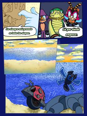 Read Sonic Bizarre Adventure 2 Crisis X   2 Page 9 in Spanish