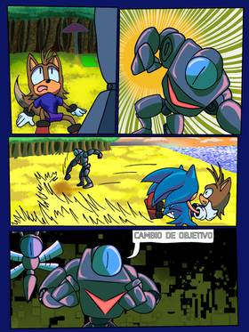 Read Sonic Bizarre Adventure 2 Crisis X   2 Page 10 in Spanish