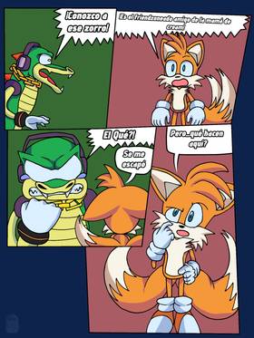 Read Sonic Bizarre Adventure 2 Crisis X   3 Page 4 in Spanish
