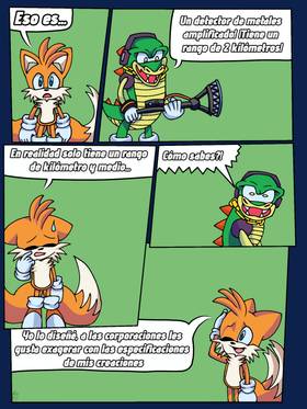 Read Sonic Bizarre Adventure 2 Crisis X   3 Page 7 in Spanish