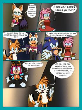 Read Sonic Bizarre Adventure 2 Crisis X   7 Page 3 in Spanish