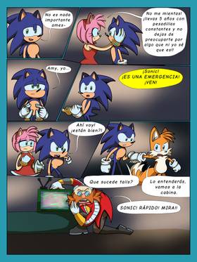 Read Sonic Bizarre Adventure 2 Crisis X   7 Page 7 in Spanish