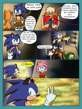 Read Sonic Bizarre Adventure 2 Crisis X   7 Page 9 in Spanish