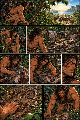 Read Chimp-man lord of the jungle . Issue 3 part 2  1 Page 9 in English