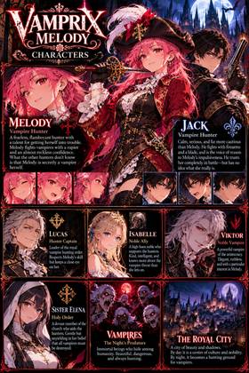 Read Vamprix Melody  1 Page 2 in English